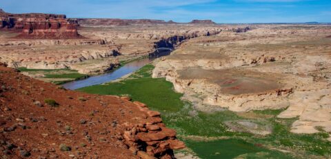 Flood Area Near Hite, UT