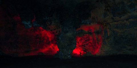 Like A Burning Hell In Lol-Tun Caves In Yucatan, Mexico