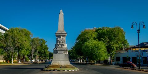 Monument Of Mayan Governor Felipe Carrillo Puerto In Merida, Yucatan, Mexico