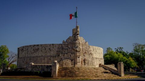 Monumento a La Patria In Merida, Yucatan, Mexico