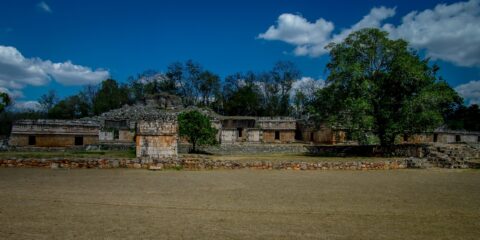 On Labna Archaeological Site In Yucatan, Mexico
