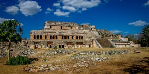 Sayil Archaeological Site In Yucatan, Mexico
