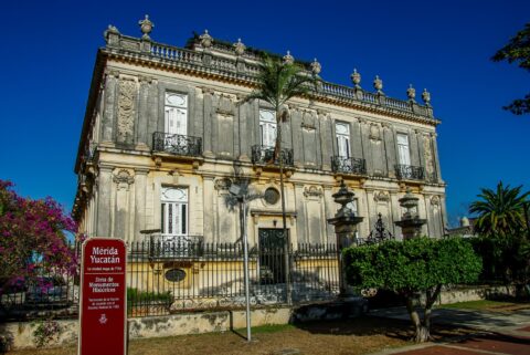 The Other Of Twin Mansions In Merida, Yucatan, Mexico