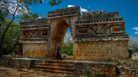 rrasha At El Arco On Labna Archaeological Site In Yucatan, Mexico