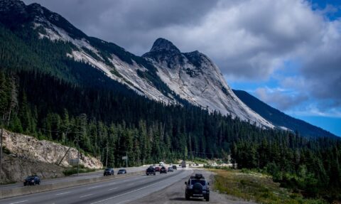 Coquihalla Summit Along Highway 5 Between Hope and Merrit, BC