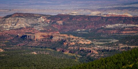 Birdview From Boynton Overlook Along Scenic Byway 12, UT