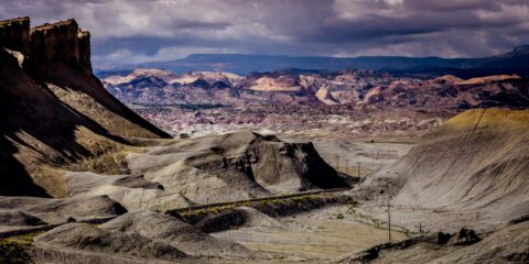 Panoramic View From Scenic Byway 24, UT
