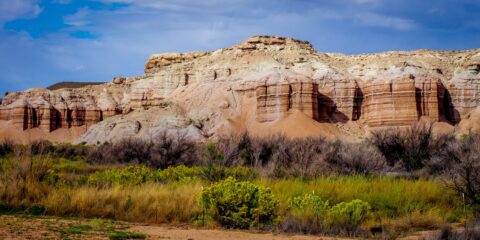 Picturesque Sediment Layers Along Scenic Byway 24, UT