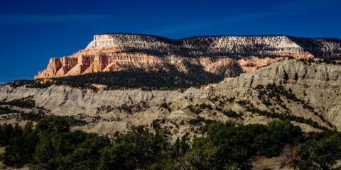 Powell Point Visible from Vista on Scenic Byway 12, UT