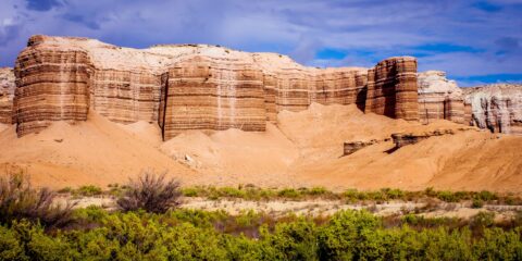 Sediment Layers Along Scenic Byway 24, UT
