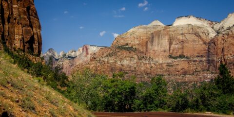 Drive Through Zion National Park, UT