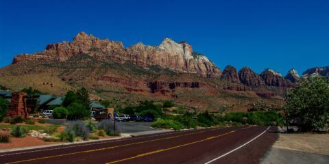 Entering Springdale, UT