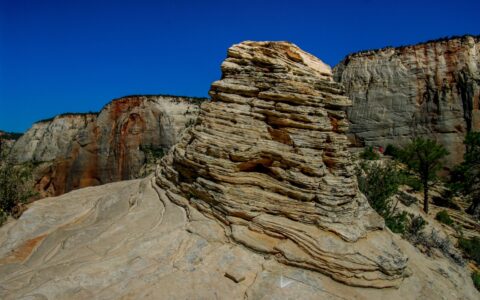 “The Hive” Near The Top Of Angels Landing, Zion National Park, UT
