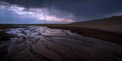 Afternoon Storm is Coming to Great Sand Dunes National Park, CO