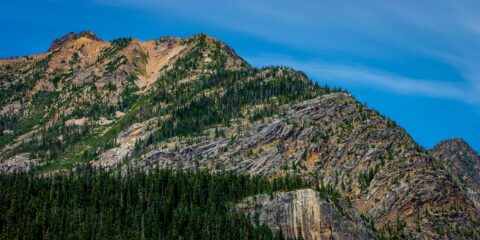 Another Scenic Mountain Top Along Highway 20 In North Cascades National Park, WA