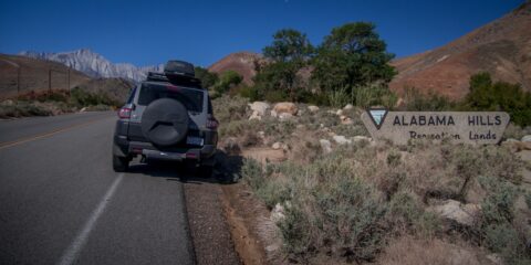 At The Entrance To Alabama Hills, CA