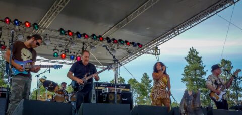 BB&HC On Blues Farm Stage During Heroes Of Woodstock Tour In Winthrop, WA