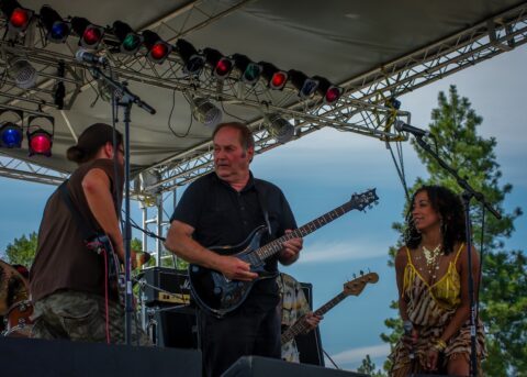 BB&HC Perform On Blues Farm Stage At Heroes Of Woodstock Tour In Winthrop, WA