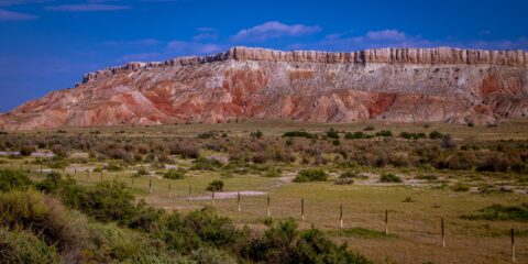 Beautiful Butte Along Scenic Highway 550, New Mexico