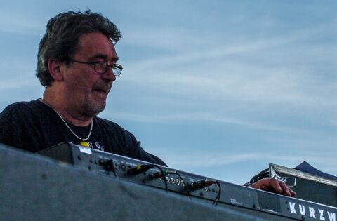 Chuck Churchill On Blues Farm Stage During Heroes Of Woodstock Tour In Winthrop, WA