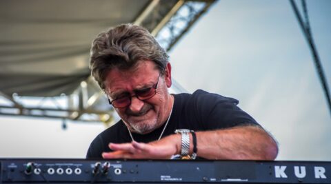 Chuck Churchill Playing Ten Years After Version “Going Home” On Blues Farm Stage, Heroes Of Woodstock Tour In Winthrop, WA
