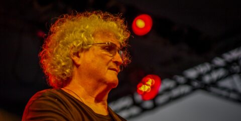 David Frieberg As Member Of Jefferson Starship On Blues Farm Stage During Heroes Of Woodstock Tour In Winthrop, WA