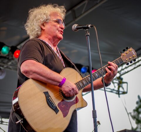 David Frieberg On Blues Farm Stage During Heroes Of Woodstock Tour In Winthrop, WA