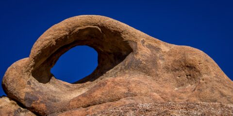 Eye Of Alabama Arch In Alabama Hills, CA