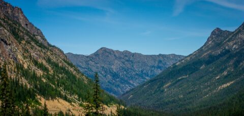 Highway 20 In North Cascades National Park, WA