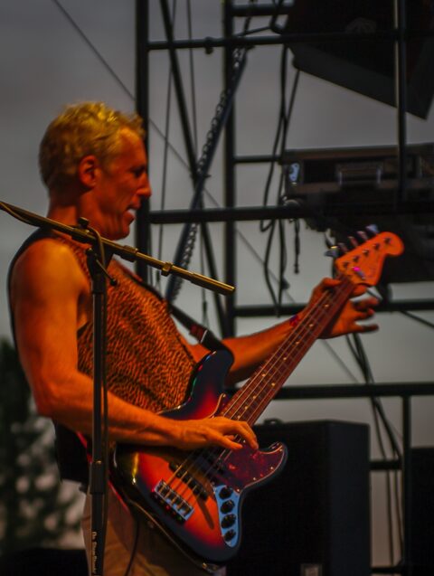 Jeff Pevar Played Bass With Jefferson Starship On Blues Farm Stage During Heroes Of Woodstock Tour In Winthrop, WA