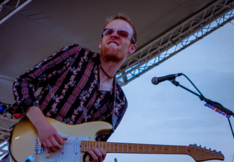 Joe Gooch Fires “Going Home” Guitar Solo On Blues Farm Stage During Heroes Of Woodstock Tour In Winthrop, WA