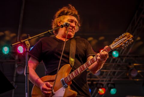 Leader Of Jefferson Starship, Paul Kantner On Blues Farm Stage During Heroes Of Woodstock Tour In Winthrop, WA