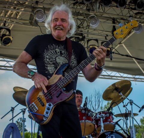 Leo Lyons And Ric Lee Of Ten Years After Performance On Blues Farm Stage During Heroes Of Woodstock Tour In Winthrop, WA