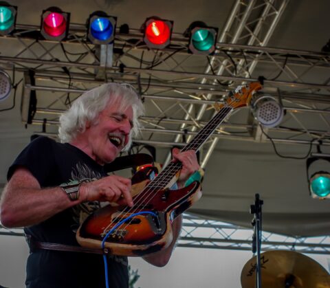 Leo Lyons Plays Ten Years After Version Of “Going Home” On Blues Farm Stage During Heroes Of Woodstock Tour In Winthrop, WA