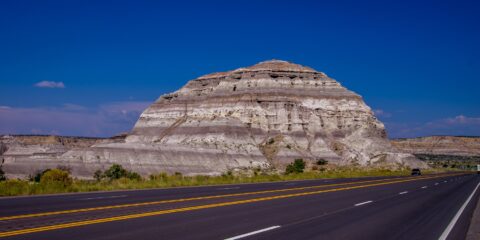 Mesa Along Scenic Highway 550, New Mexico