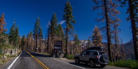 Near Southwest Entrance To Lassen Volcanic National Park, CA