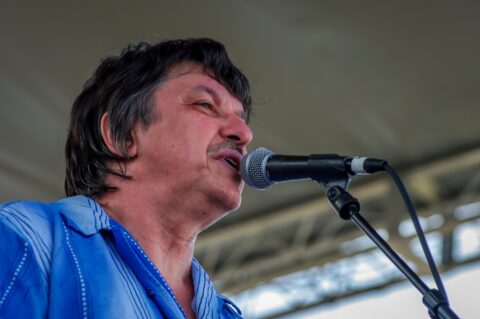 Ric Lee, Ten Tears After Drummer Talks To Audience On Heroes Of Woodstock Tour In Winthrop, WA