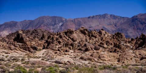 Rock Formations In Alabama Hills, CA