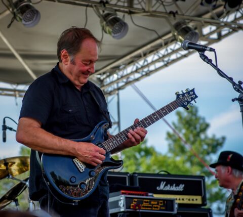 Sam Andrew and Peter Albin on Blues Farm Stage Performing on Heroes Of Woodstock Tour In Winthrop, WA