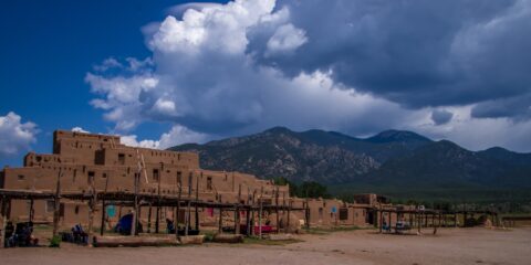Sangre de Cristo Mountains Near Taos Pueblo, New Mexico