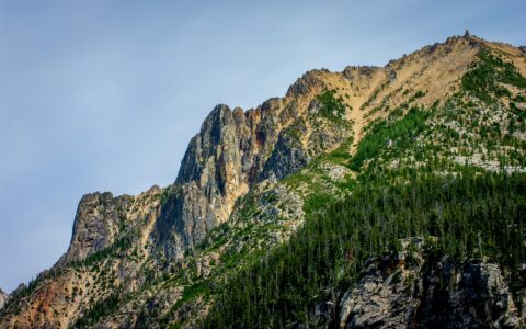 Scenic Rock Formations In North Cascades National Park, WA