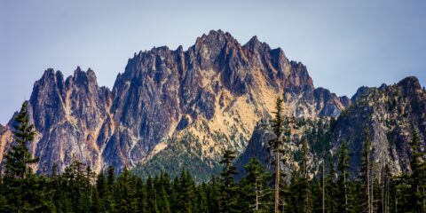 Silverstar Mountain Along Highway 20 In North Cascades National Park, WA