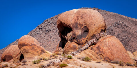 Skull Rock In Alabama Hills, CA