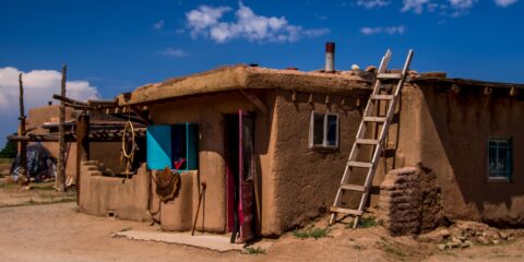Small Building Shop In Taos Pueblo, New Mexico
