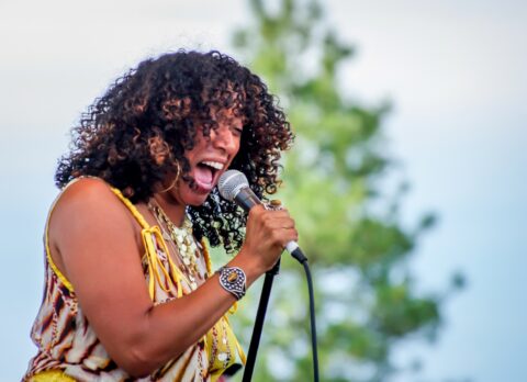 Sophia Ramos Screams At Heroes Of Woodstock Tour In Winthrop, WA