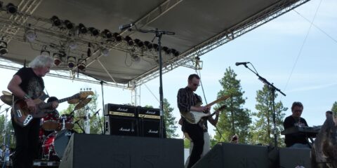 Ten Years After On Blues Farm Stage During Heroes Of Woodstock Tour In Winthrop, WA