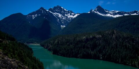 Thunder Arm Of Diablo Lake In North Cascades National Park, WA