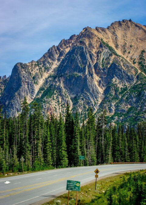 Washington Pass In North Cascades National Park, WA