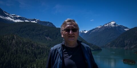 rrasha At Diablo Lake Overlook In North Cascades National Park, WA