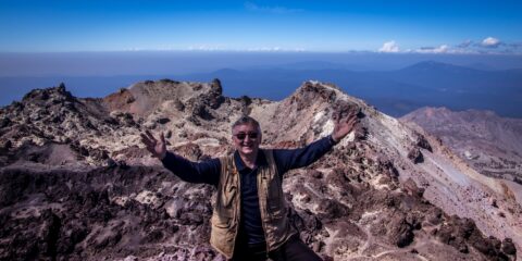rrasha On Second Lassen Peak In Lassen Volcanic National Park, CA